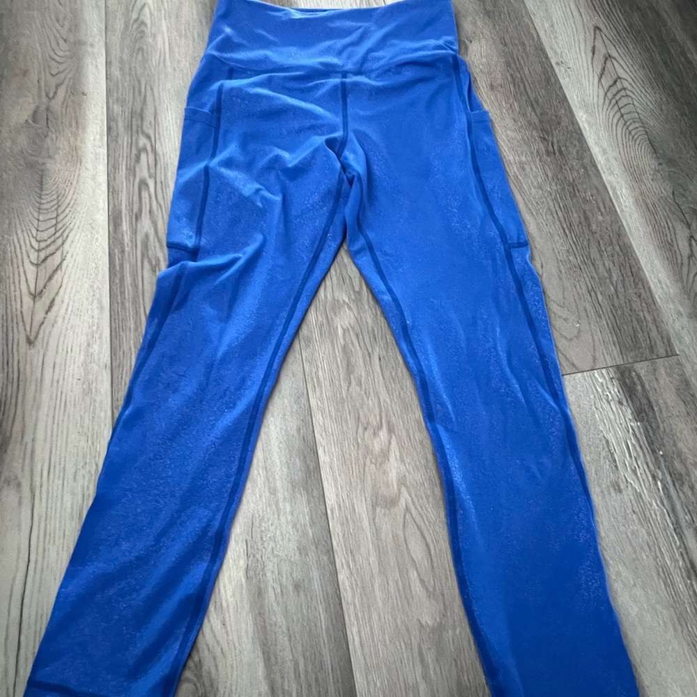 Zyia sparkle Blue Leggings